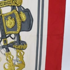 Brand Street HERMES Carre 90 BRIDES De GALA Scarf Silk Red Auth Cl820 -Best Jewelry Store cl820 5