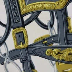 Brand Street HERMES Carre 90 BRIDES De GALA Scarf Silk Red Auth Cl820 -Best Jewelry Store cl820 6