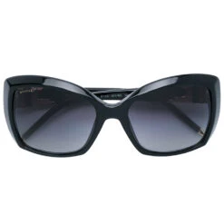 Rewind Vintage Black Square Frame Sunglasses