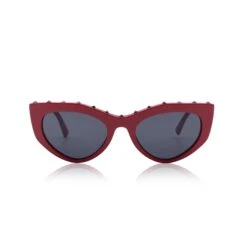 Opherty Ciocci VALENTINO Red Acetate Soul Rockstud Sunglasses 4060 53/20 140Mm