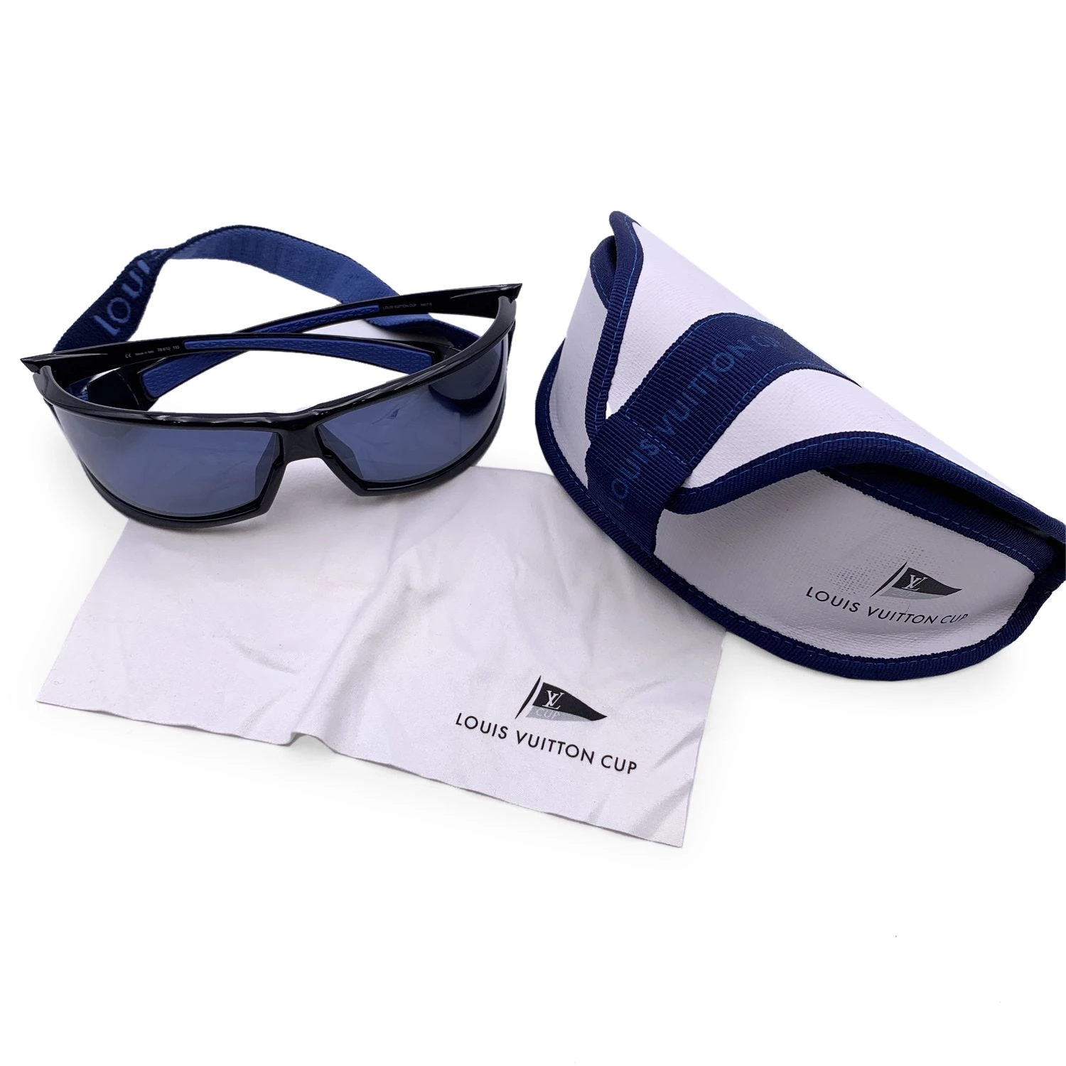 Opherty Ciocci LOUIS VUITTON Lv Cup Blue M80715 Shield Sport Sunglasses 78/10 4 Opherty Ciocci LOUIS VUITTON Lv Cup Blue M80715 Shield Sport Sunglasses 78/10 - Image 2