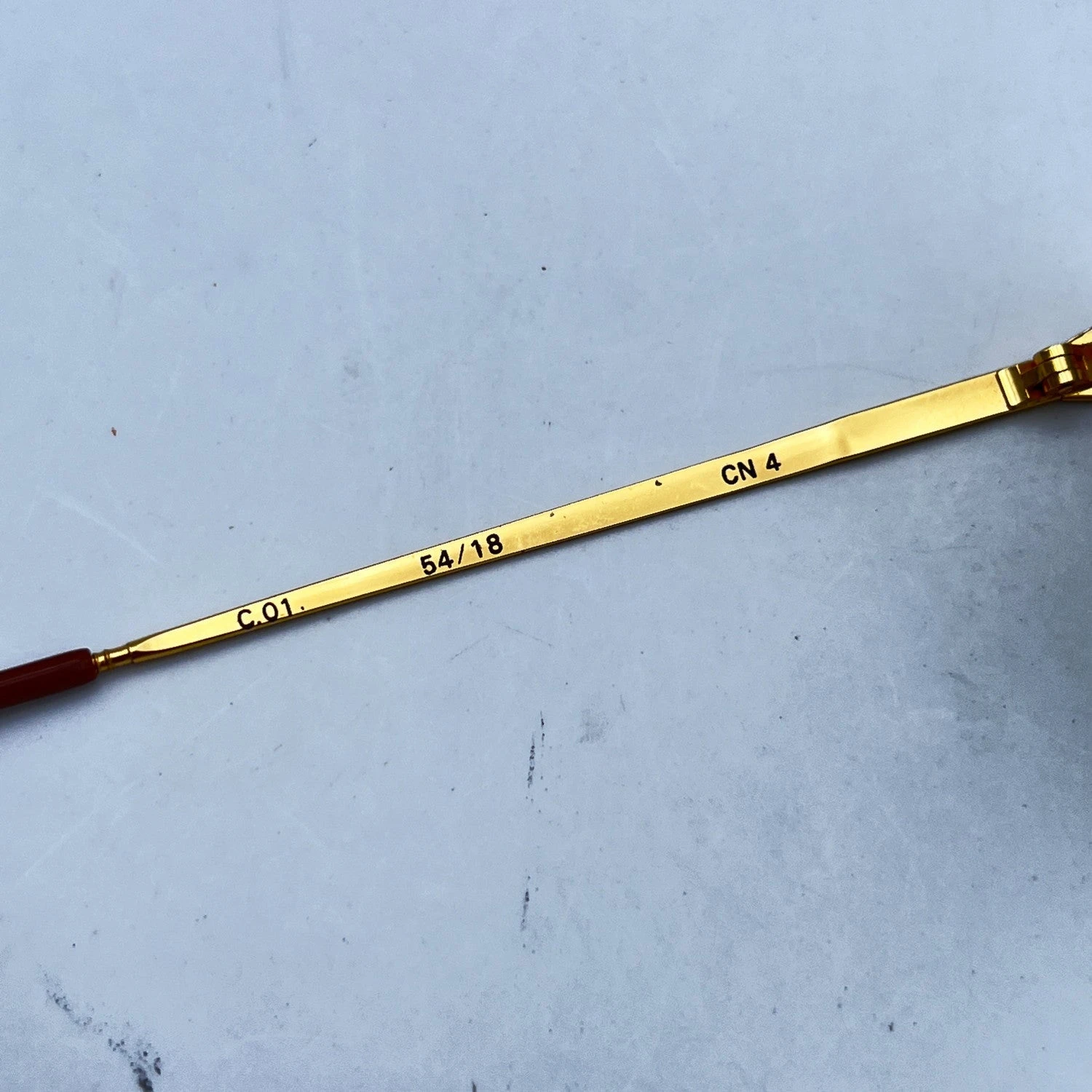 Opherty Ciocci Casanova Vintage 24K Gold Plated Mint Unisex Sunglasses Mod. Cn4 54/18 7 Opherty Ciocci Casanova Vintage 24K Gold Plated Mint Unisex Sunglasses Mod. Cn4 54/18 - Image 5