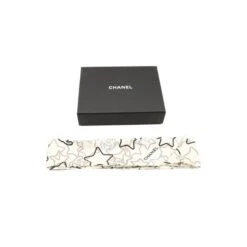 Style Tribute CHANEL Star Printed Slim Bandeau In Ecru Silk -Best Jewelry Store d89322f33a3178d7c6d22fcb9af563bb