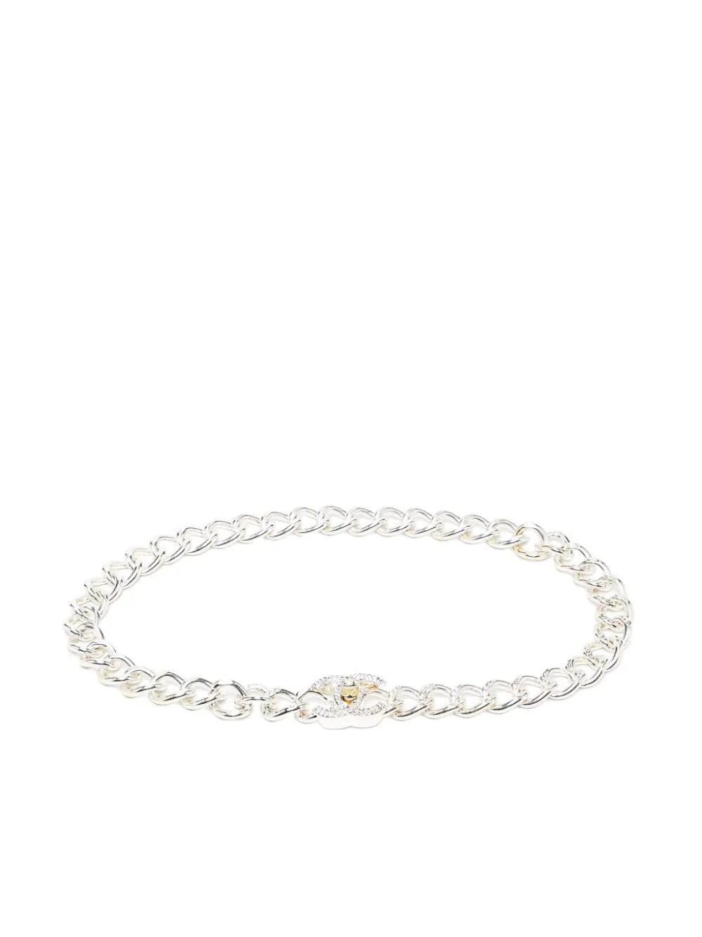 Rewind Vintage CHANEL Crystal Turn-lock Belt 3 Rewind Vintage CHANEL Crystal Turn-lock Belt