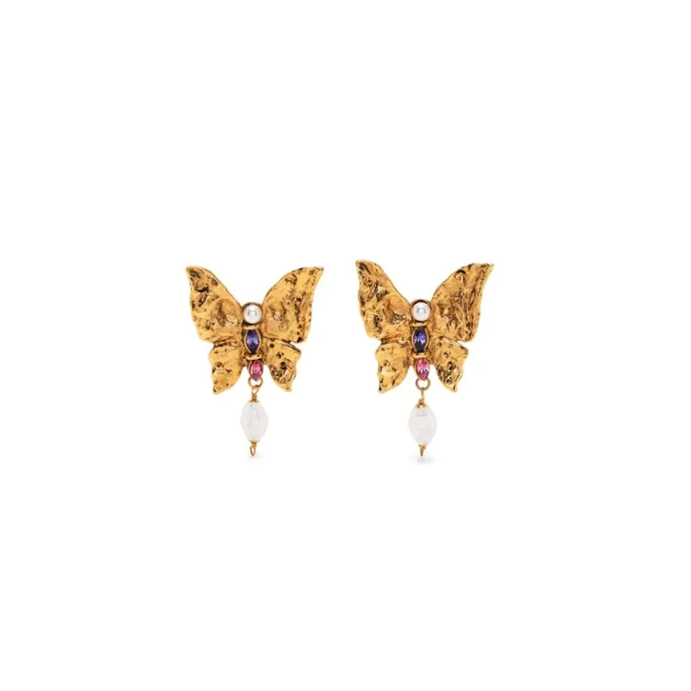 Style Tribute Rive Gauche Butterfly Clip-on Earrings 4 Style Tribute Rive Gauche Butterfly Clip-on Earrings - Image 2