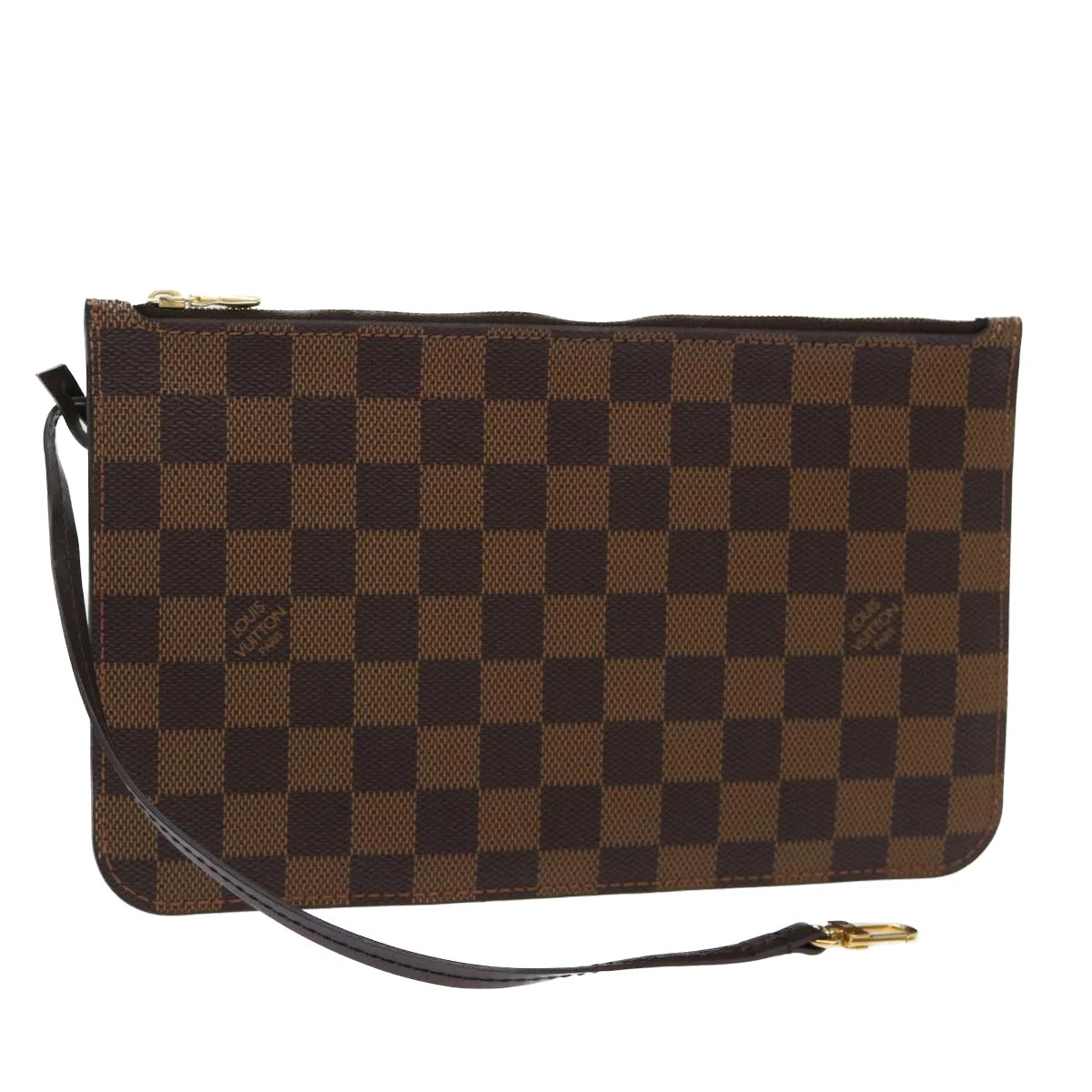 Brand Street LOUIS VUITTON Damier Ebene Neverfull MM Pouch Accessory Pouch LV Auth Ep1112 3 Brand Street LOUIS VUITTON Damier Ebene Neverfull MM Pouch Accessory Pouch LV Auth Ep1112