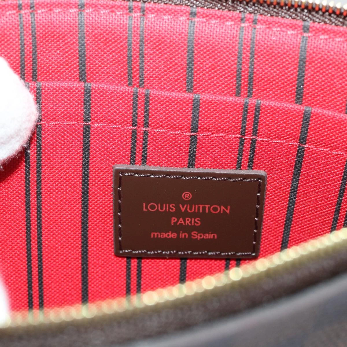 Brand Street LOUIS VUITTON Damier Ebene Neverfull MM Pouch Accessory Pouch LV Auth Ep1112 19 Brand Street LOUIS VUITTON Damier Ebene Neverfull MM Pouch Accessory Pouch LV Auth Ep1112 - Image 17