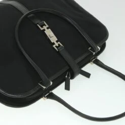 Brand Street GUCCI Jackie Hand Bag Nylon Canvas Black 002 1072 001364 Auth Ep1979 -Best Jewelry Store ep1979 6