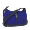 Brand Street GUCCI Jackie Shoulder Bag Nylon Leather Blue 001 4264 002058 Auth Ep2247 1 Brand Street GUCCI Jackie Shoulder Bag Nylon Leather Blue 001 4264 002058 Auth Ep2247 -Best Jewelry Store ep2247 1