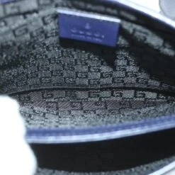 Brand Street GUCCI Jackie Shoulder Bag Nylon Leather Blue 001 4264 002058 Auth Ep2247 -Best Jewelry Store ep2247 16