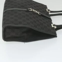 Brand Street GUCCI GG Canvas Jackie Hand Bag Black 002 1065 Auth Ep2440 -Best Jewelry Store ep2440 4