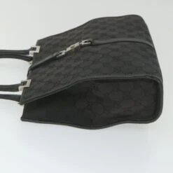 Brand Street GUCCI GG Canvas Jackie Hand Bag Black 002 1065 Auth Ep2440 -Best Jewelry Store ep2440 5