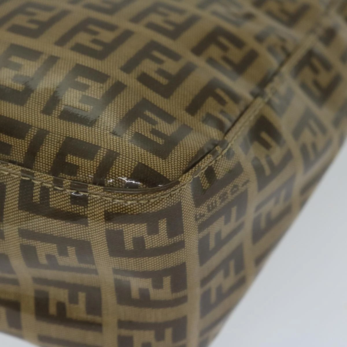 Brand Street FENDI Zucchino Canvas Mamma Baguette Shoulder Bag Brown Auth Ep2513 17 Brand Street FENDI Zucchino Canvas Mamma Baguette Shoulder Bag Brown Auth Ep2513 - Image 15