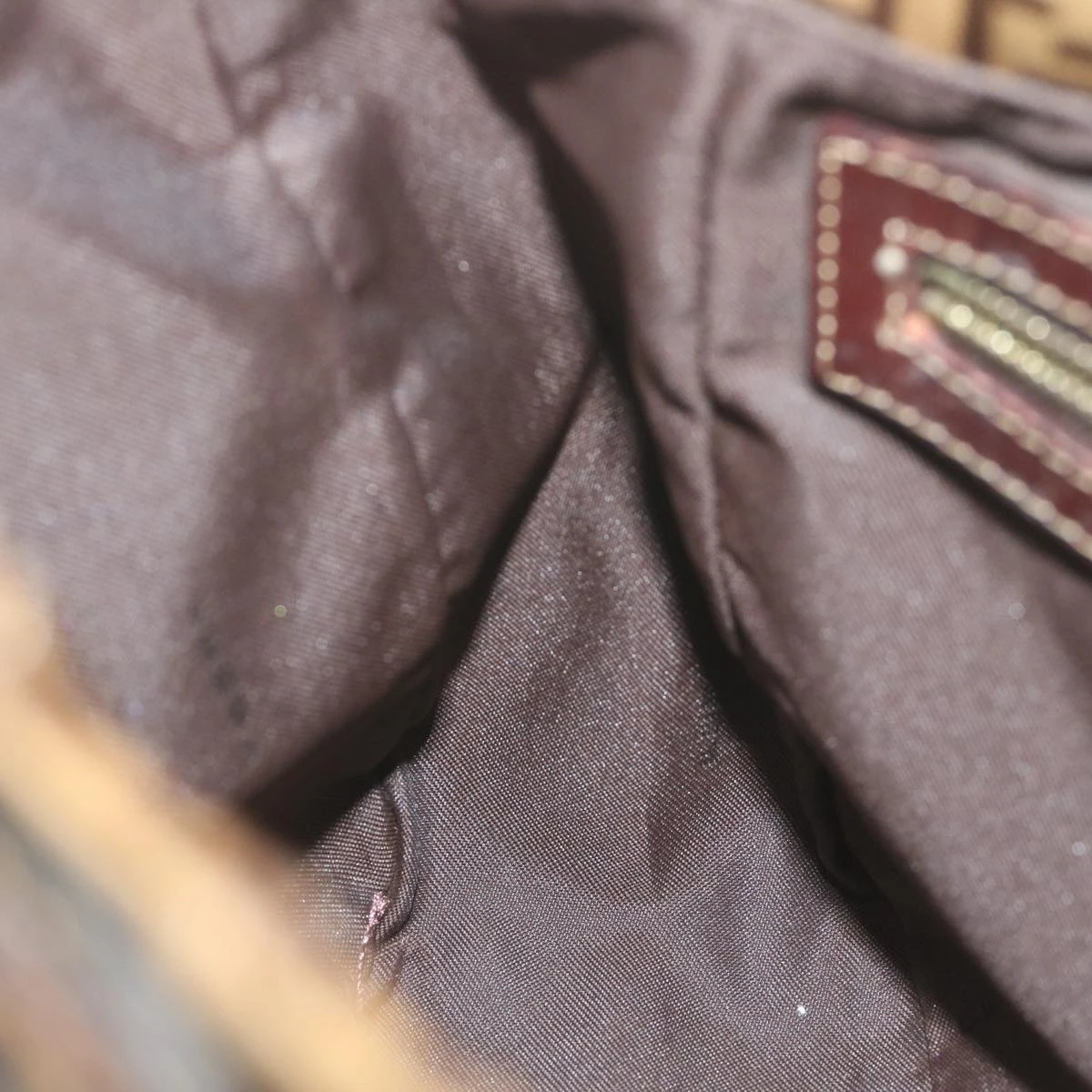 Brand Street FENDI Zucchino Canvas Mamma Baguette Shoulder Bag Brown Auth Ep2513 20 Brand Street FENDI Zucchino Canvas Mamma Baguette Shoulder Bag Brown Auth Ep2513 - Image 18