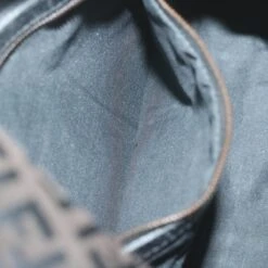 Brand Street FENDI Zucchino Canvas Mamma Baguette Shoulder Bag Dark Brown Auth Ep2515 -Best Jewelry Store ep2515 19