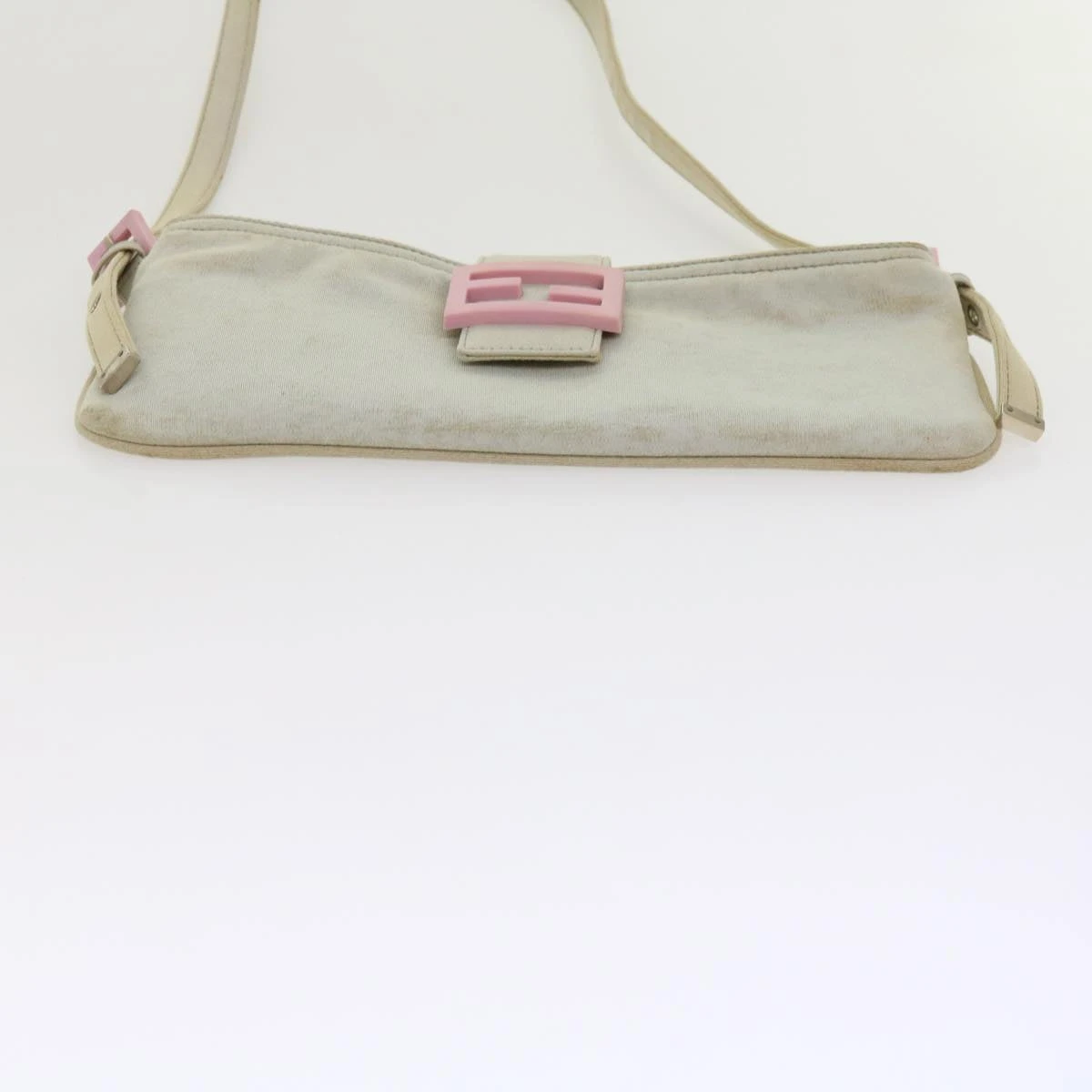 Brand Street FENDI Mamma Baguette Shoulder Bag Cotton White 2354 26685 008 Auth Ep2844 7 Brand Street FENDI Mamma Baguette Shoulder Bag Cotton White 2354 26685 008 Auth Ep2844 - Image 5