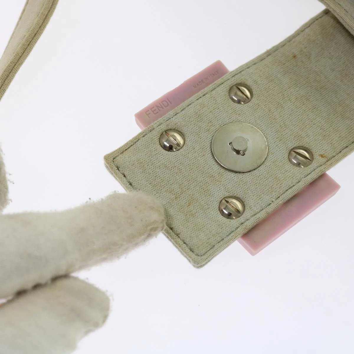 Brand Street FENDI Mamma Baguette Shoulder Bag Cotton White 2354 26685 008 Auth Ep2844 21 Brand Street FENDI Mamma Baguette Shoulder Bag Cotton White 2354 26685 008 Auth Ep2844 - Image 19