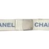 Luxury Resale Network CHANEL - Vintage 99S 1999 Logo Adjustable Nylon Web - White - XS/S - Belt