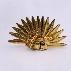 Opherty Ciocci VERSACEGianni Rare Gold Metal Native American Indian Crystals Ring 13 Opherty Ciocci VERSACEGianni Rare Gold Metal Native American Indian Crystals Ring -Best Jewelry Store f4a2360d 2d1f 52e5 8f55 e174de8a4e8f