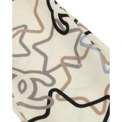 Style Tribute CHANEL Star Printed Slim Bandeau In Ecru Silk -Best Jewelry Store f670237306fc6e890955d37ae113f33c