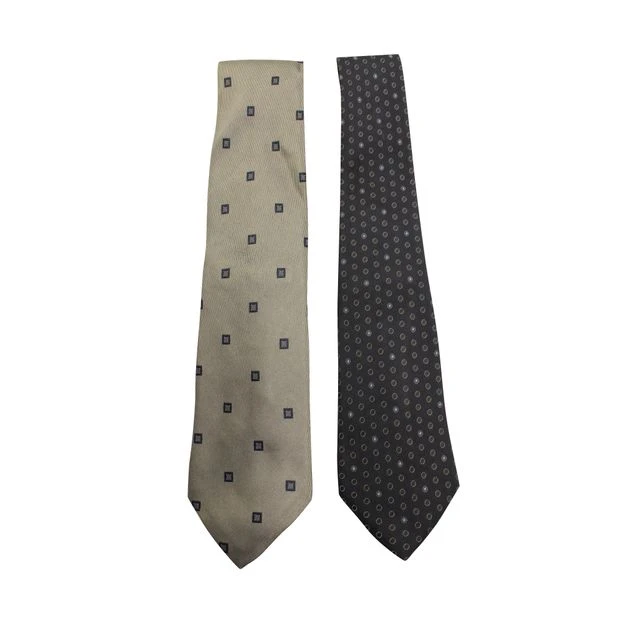 Style Tribute GIORGIO ARMANI Set Of Ties: Dark & Light Grey 3 Style Tribute GIORGIO ARMANI Set Of Ties: Dark & Light Grey