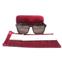 LuxUness GUCCI Tinted Square Sunglasses -Best Jewelry Store fb703738aa52413ab89c44b0aebd06e8