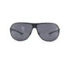 Opherty Ciocci CHRISTIAN DIOR Black Aviator Hard Dior1 Sunglasses With Crystals