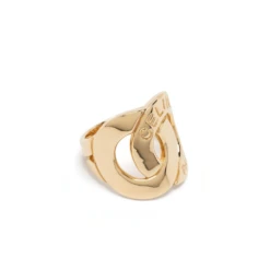 Style Tribute 18k Gold Interlocking Circle Ring