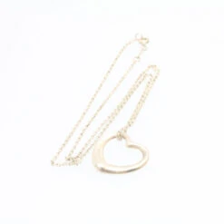 Brand Street TIFFANY&Co. Open Heart Necklace Silver Auth Am1153g