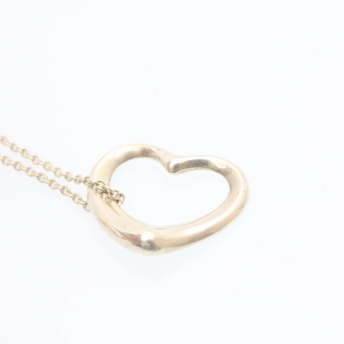 Brand Street TIFFANY&Co. Open Heart Necklace Silver Auth Am1153g 4 Brand Street TIFFANY&Co. Open Heart Necklace Silver Auth Am1153g - Image 2