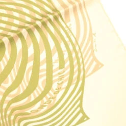 Style Tribute Hermes Carre 90 Dimitri.r Scarf "onde De Chic" Zebra Silk Green Auth Am2045g -Best Jewelry Store gt2045 6 1