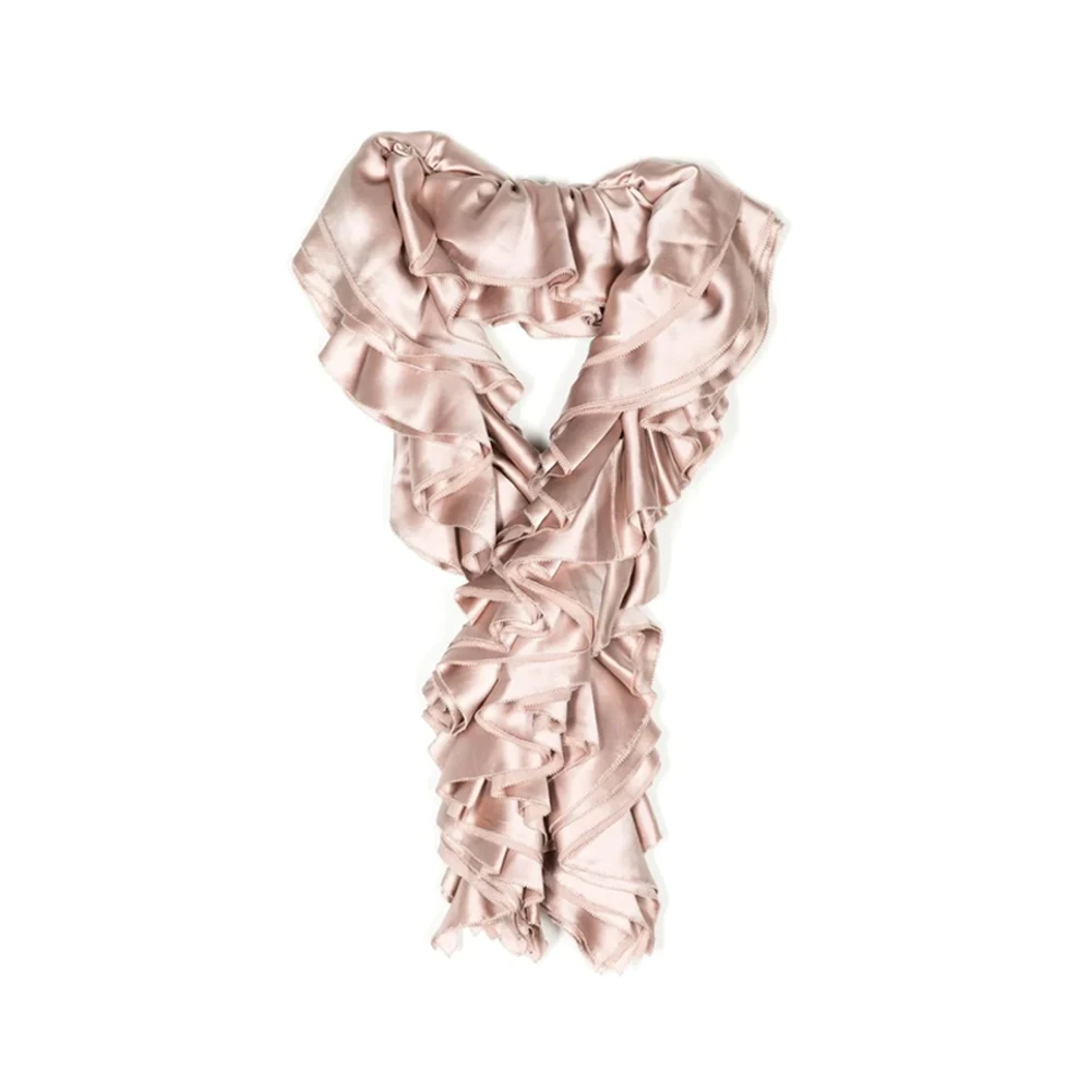 Style Tribute Draped Silk Scarf 3 Style Tribute Draped Silk Scarf