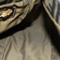 Brand Street FENDI Zucca Canvas Mamma Baguette Shoulder Bag Black Brown Auth Hk1297 -Best Jewelry Store hk1297 18