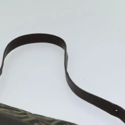 Brand Street FENDI Zucca Canvas Mamma Baguette Shoulder Bag Black Brown Auth Hk1297 -Best Jewelry Store hk1297 8