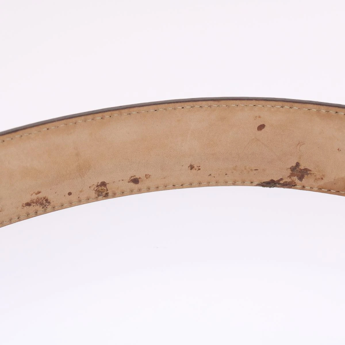 Brand Street GUCCI Belt Leather 29.9"-33.1" Gold Tone Auth Hk796 6 Brand Street GUCCI Belt Leather 29.9"-33.1" Gold Tone Auth Hk796 - Image 4