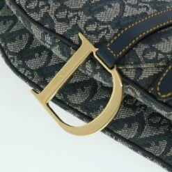Brand Street CHRISTIAN DIOR Trotter Canvas Saddle Shoulder Bag Navy Auth Hk851 -Best Jewelry Store hk851 15 0e55f42d 6db6 4d0d a5b8 c73b83b62a3d