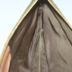 Brand Street CHRISTIAN DIOR Trotter Canvas Saddle Pouch Accessory Pouch Green Auth Hk994 -Best Jewelry Store hk994 17