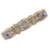Sarl Baume 1930s Natural Ceylon Sapphires And Diamonds 18 Karat Yellow Gold Bracelet