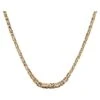 Sarl Baume French Modern 18 Karat Yellow Gold Interlaced Flat Mesh Necklace