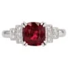 Sarl Baume New Art Deco Style Natural Vivid Red Spinel Diamonds 18 Karat White Gold Ring -Best Jewelry Store j 22771012 1715587175436 bg processed