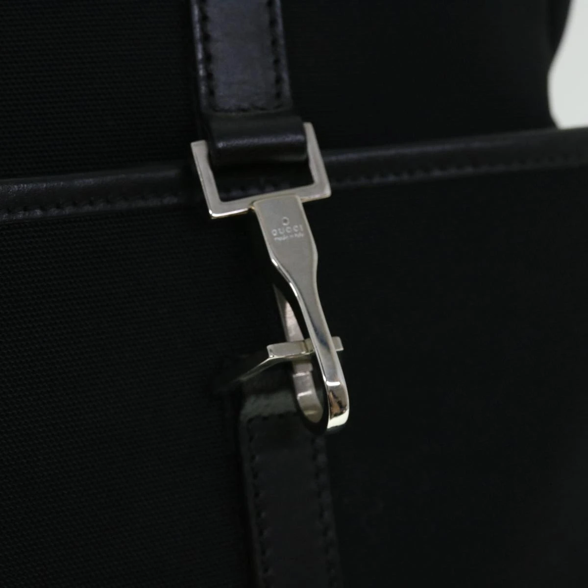 Brand Street GUCCI Jackie Tote Bag Nylon Black 90427 Auth Ki3383 20 Brand Street GUCCI Jackie Tote Bag Nylon Black 90427 Auth Ki3383 - Image 18