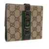 Brand Street GUCCI GG Canvas Jackie Web Sherry Line Wallet Beige Red Green 05474 Auth Ki3788 -Best Jewelry Store ki3788 1