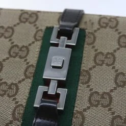 Brand Street GUCCI GG Canvas Jackie Web Sherry Line Wallet Beige Red Green 05474 Auth Ki3788 -Best Jewelry Store ki3788 12