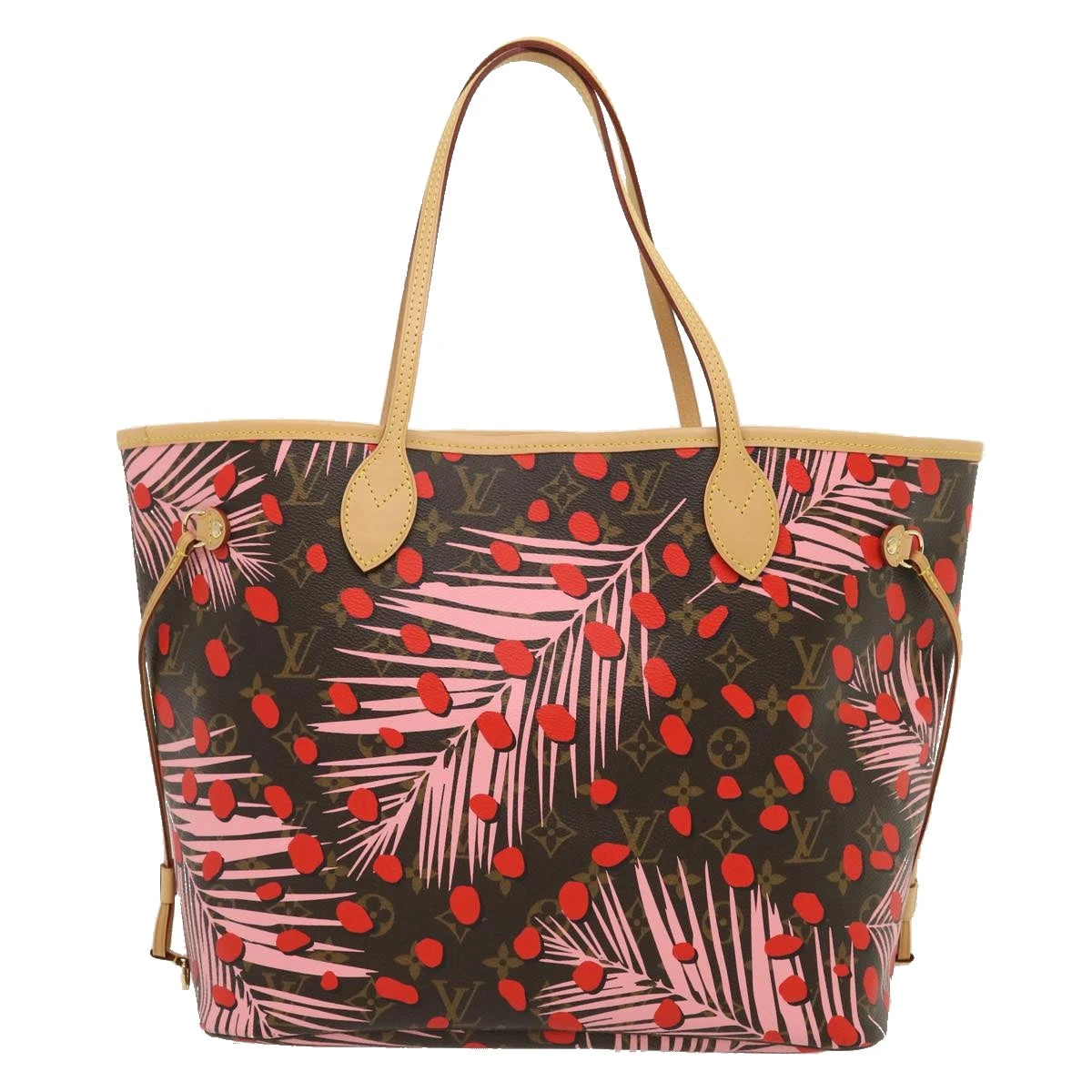 Brand Street LOUIS VUITTON Monogram Jungle Dot Neverfull MM Tote Bag M41979 LV Auth 67490S 4 Brand Street LOUIS VUITTON Monogram Jungle Dot Neverfull MM Tote Bag M41979 LV Auth 67490S - Image 2