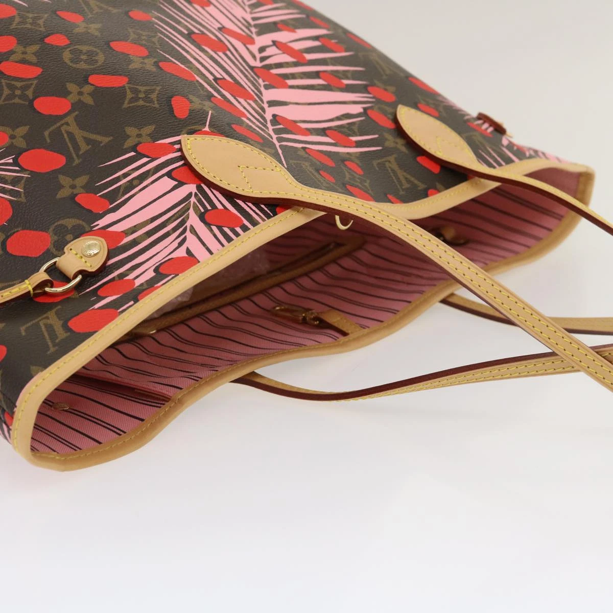 Brand Street LOUIS VUITTON Monogram Jungle Dot Neverfull MM Tote Bag M41979 LV Auth 67490S 9 Brand Street LOUIS VUITTON Monogram Jungle Dot Neverfull MM Tote Bag M41979 LV Auth 67490S - Image 7