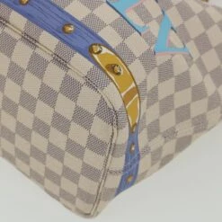 Brand Street LOUIS VUITTON Damier Azur Summer Trunk Neverfull MM Hand Bag N41065 Auth 67494S -Best Jewelry Store lt633A 10