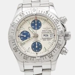 The Luxury Closet BREITLING Silver Stainless Steel SuperOcean A13340 Men's Wristwatch 42 Mm -Best Jewelry Store luxury men breitling used watches p989770 009