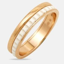 The Luxury Closet BOUCHERON Quatre White Edition Ceramic 18k Rose Gold Ring Size 50 12 The Luxury Closet BOUCHERON Quatre White Edition Ceramic 18k Rose Gold Ring Size 50 -Best Jewelry Store luxury women boucheron used fine jewelry p1005238 007