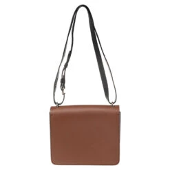 The Luxury Closet Burberry Brown/Black Leather Small D-Ring Shoulder Bag -Best Jewelry Store luxury women burberry used handbags p489227 011