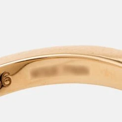 The Luxury Closet BVLGARI Gelati Onyx Diamond 18k Rose Gold Ring Size 56 -Best Jewelry Store luxury women bvlgari used fine jewelry p1005250 003